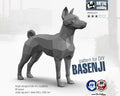 Basenji metal. DIY Welding Plan. Digital files (.pdf, .dxf CNC Cutting)