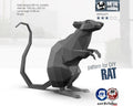 Rat standing. DIY Welding Plan. Digital files (.pdf, .dxf CNC Cutting)