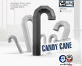 Candy cane 3d sculpture. DIY Welding Plan. Digital files (.pdf, .dxf CNC Cutting)