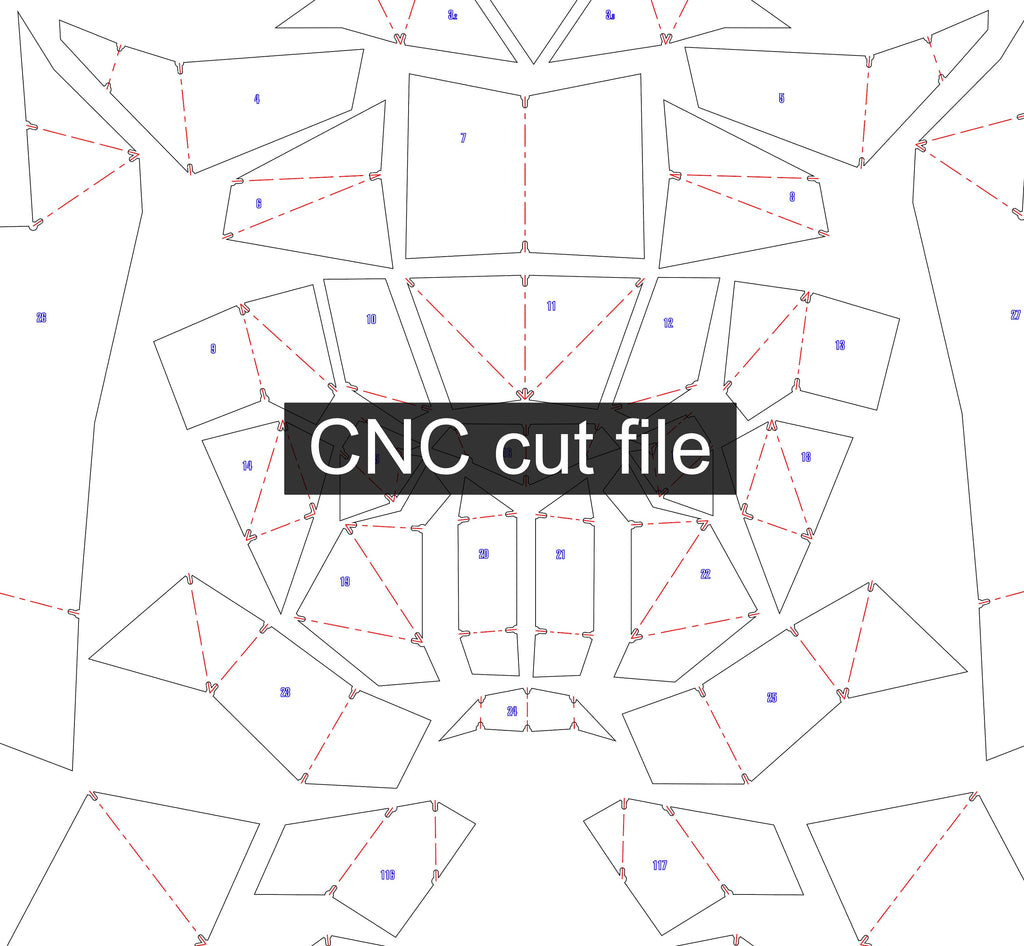 Pitbull! Weld it yourself with Digital plan for metal. Set of digital files include: .pdf – scheme, .dxf – CNC cutting.