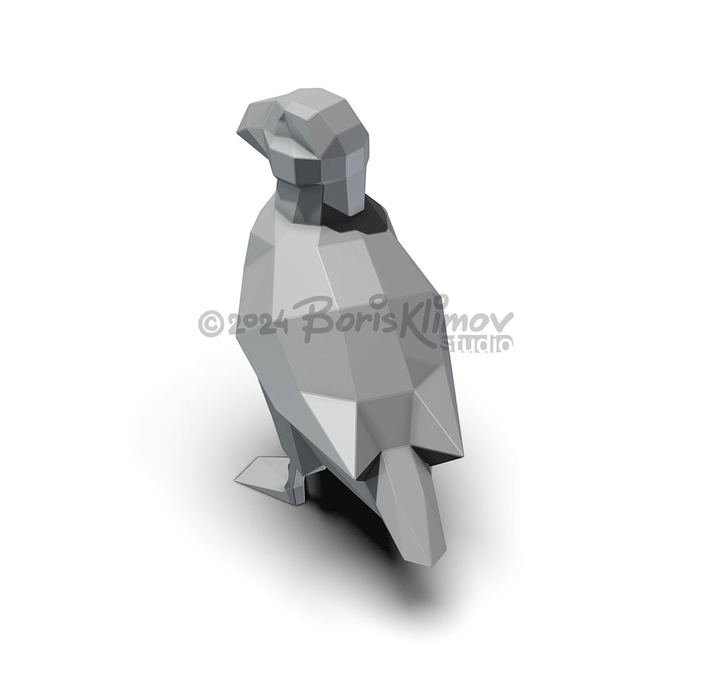 Puffin! Weld it yourself with Digital plan for metal. Set of digital files include .pdf – scheme, .dxf – CNC cutting.