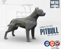 Pitbull! Weld it yourself with Digital plan for metal. Set of digital files include: .pdf – scheme, .dxf – CNC cutting.