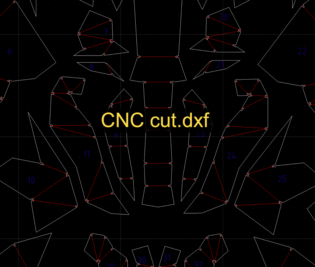 DIY Metal Coyote Welding Project, CNC Cutting Digital Plan (pdf & dxf)