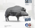 Boar! Weld it yourself with Digital plan for metal. Set of digital files include .pdf – scheme, .dxf – CNC cutting.