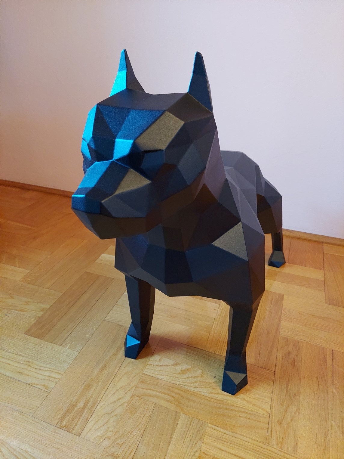 Pitbull! Weld it yourself with Digital plan for metal. Set of digital files include: .pdf – scheme, .dxf – CNC cutting.