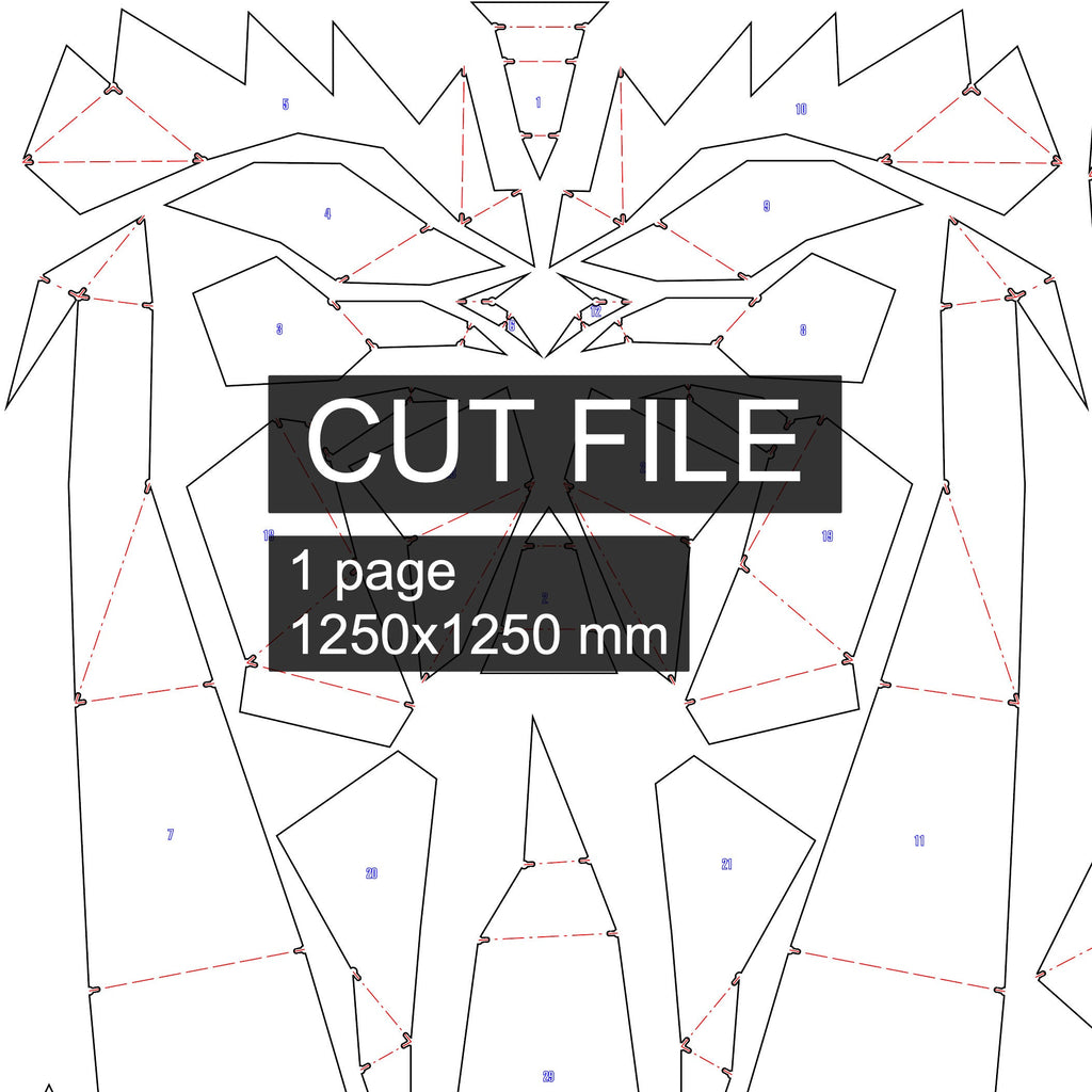 Rooster Metal Welding DIY Digital Plan (pdf, dxf)