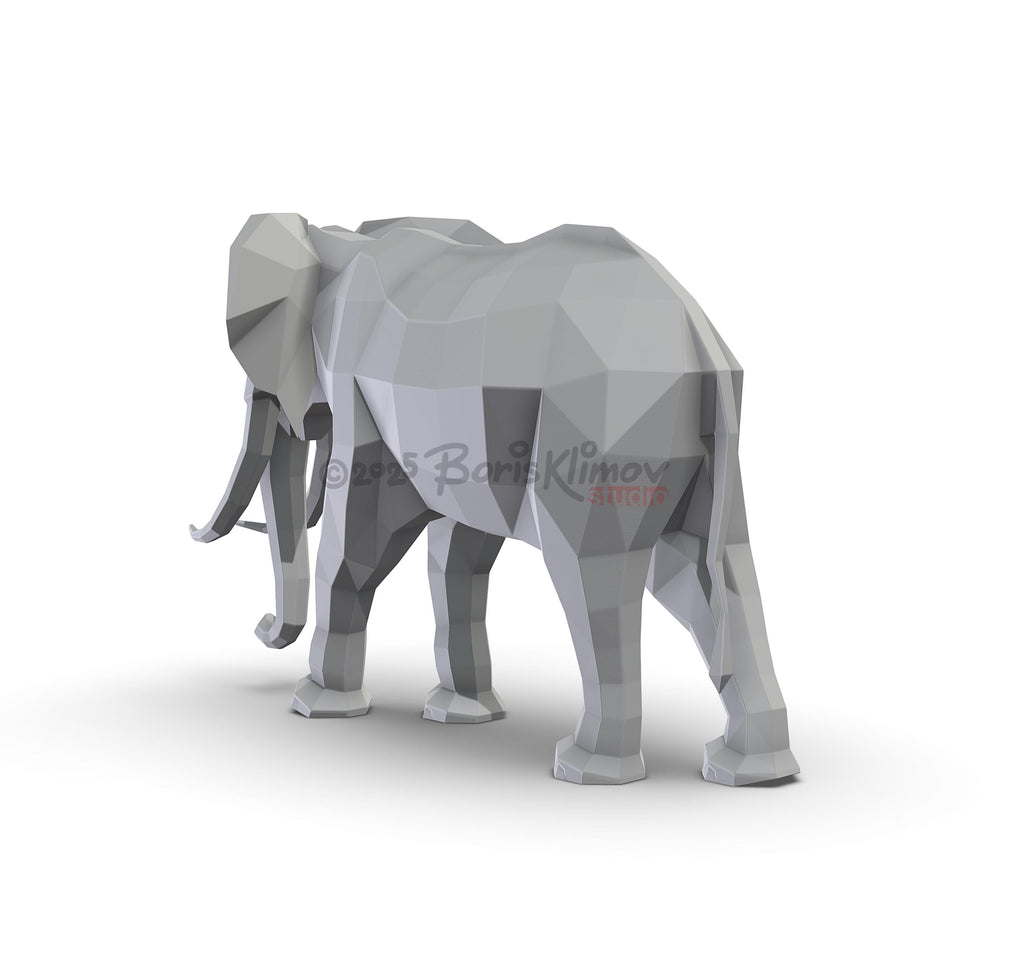 3D Metal Elephant DIY Welding Plan – CNC Files (.pdf & .dxf)