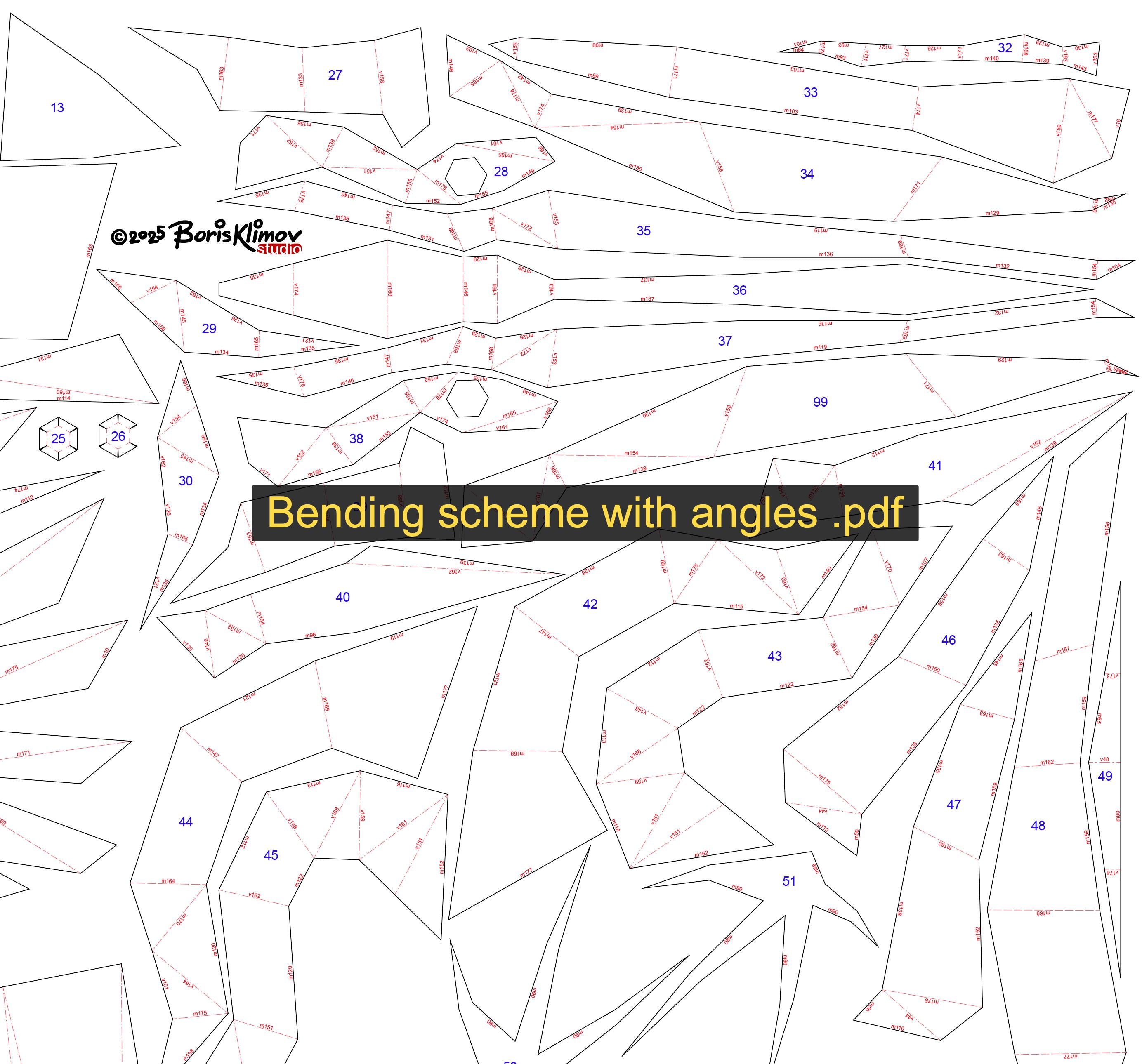 Pelican! Weld it yourself with Digital plan for metal. Set of digital files include .pdf – scheme, .dxf – CNC cutting.
