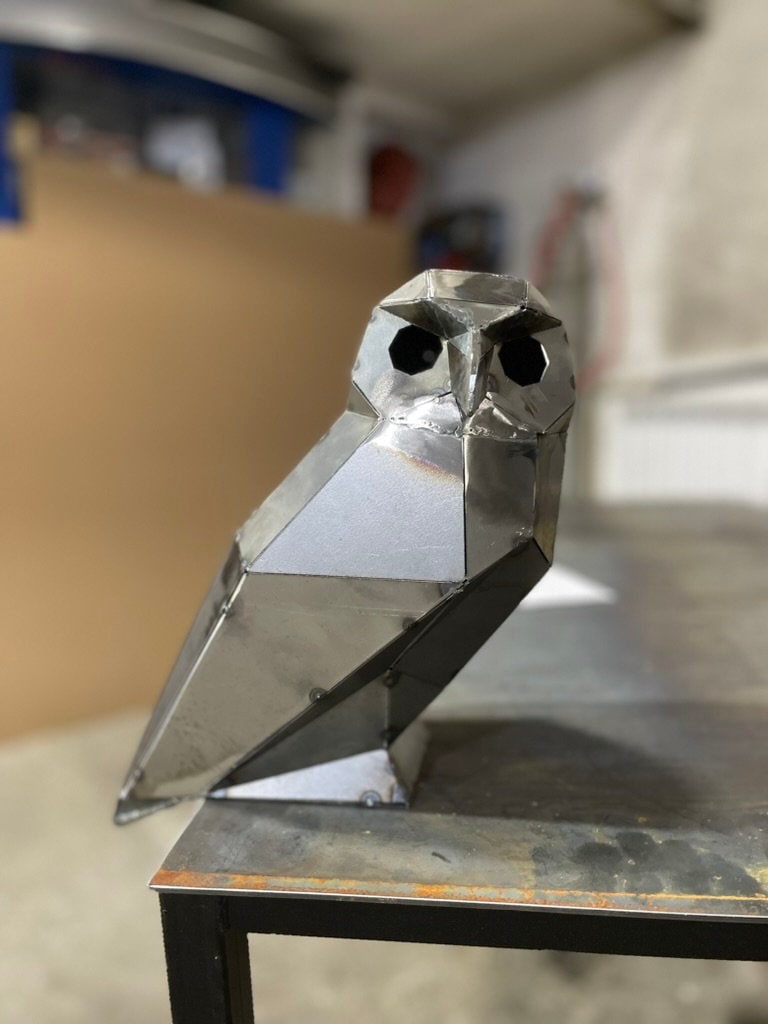 DIY Metal Owl Welding Project: CNC Plan, 3D Figure (Digital Download)
