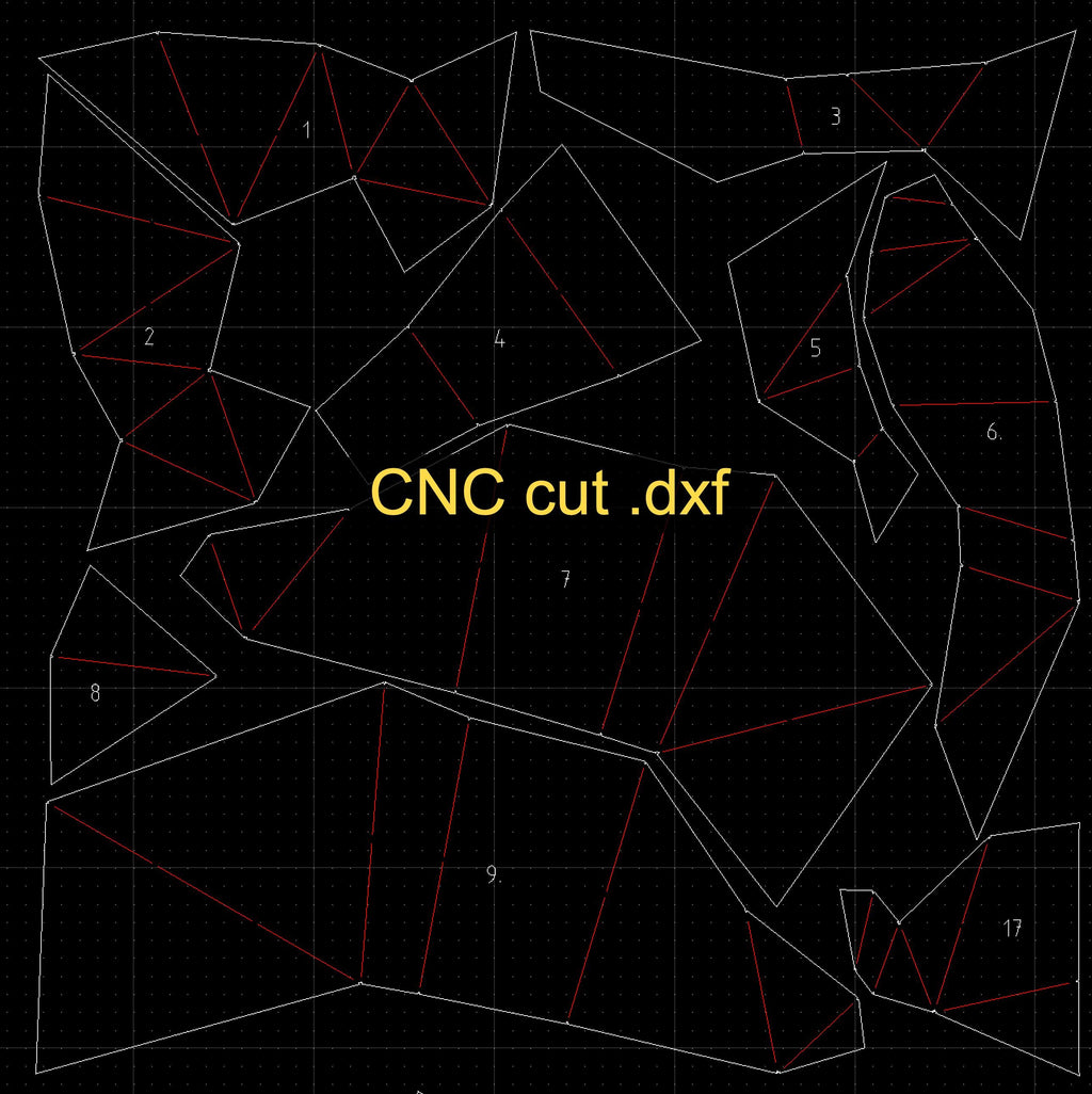 Cow 3d sculpture. DIY Welding Plan. Digital files (.pdf, .dxf CNC Cutting)