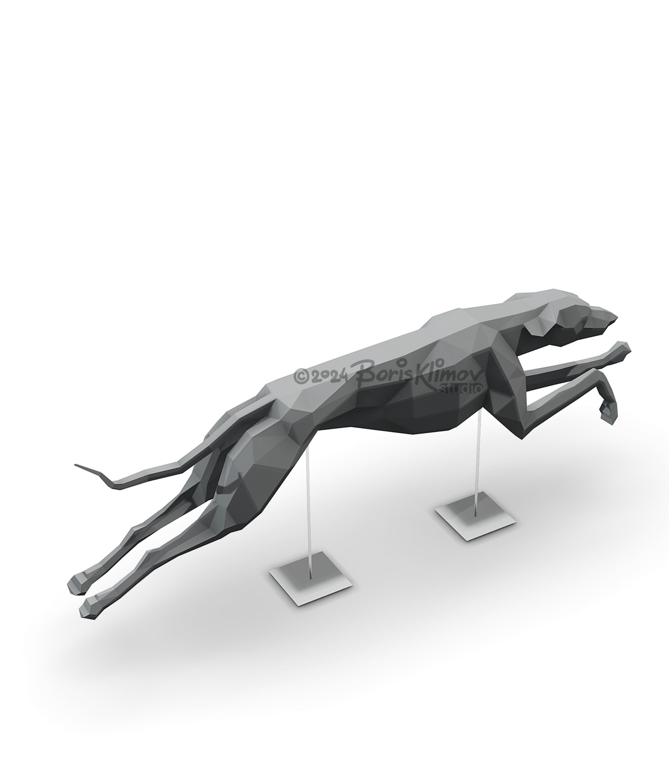 Greyhound Metal Welding DIY Digital Plan (.PDF, .DXF)