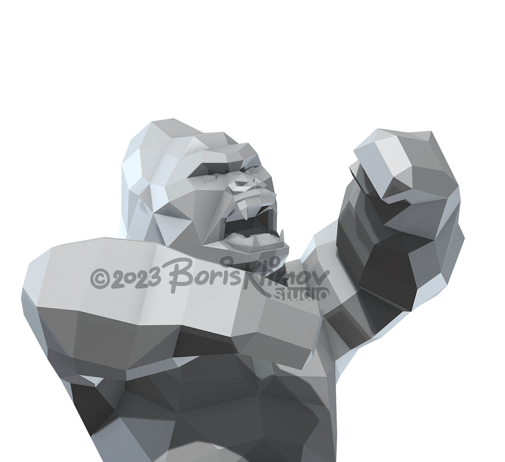 DIY Metal Gorilla Welding Plan: CNC Cutting Files (pdf, dxf)