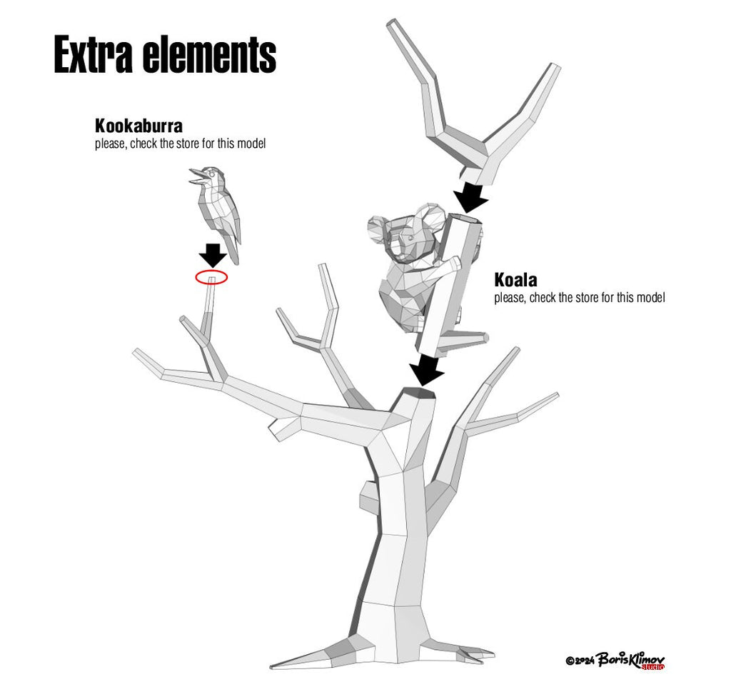 DIY Metal Tree Welding Plan: CNC Cutting Files (.pdf & .dxf)