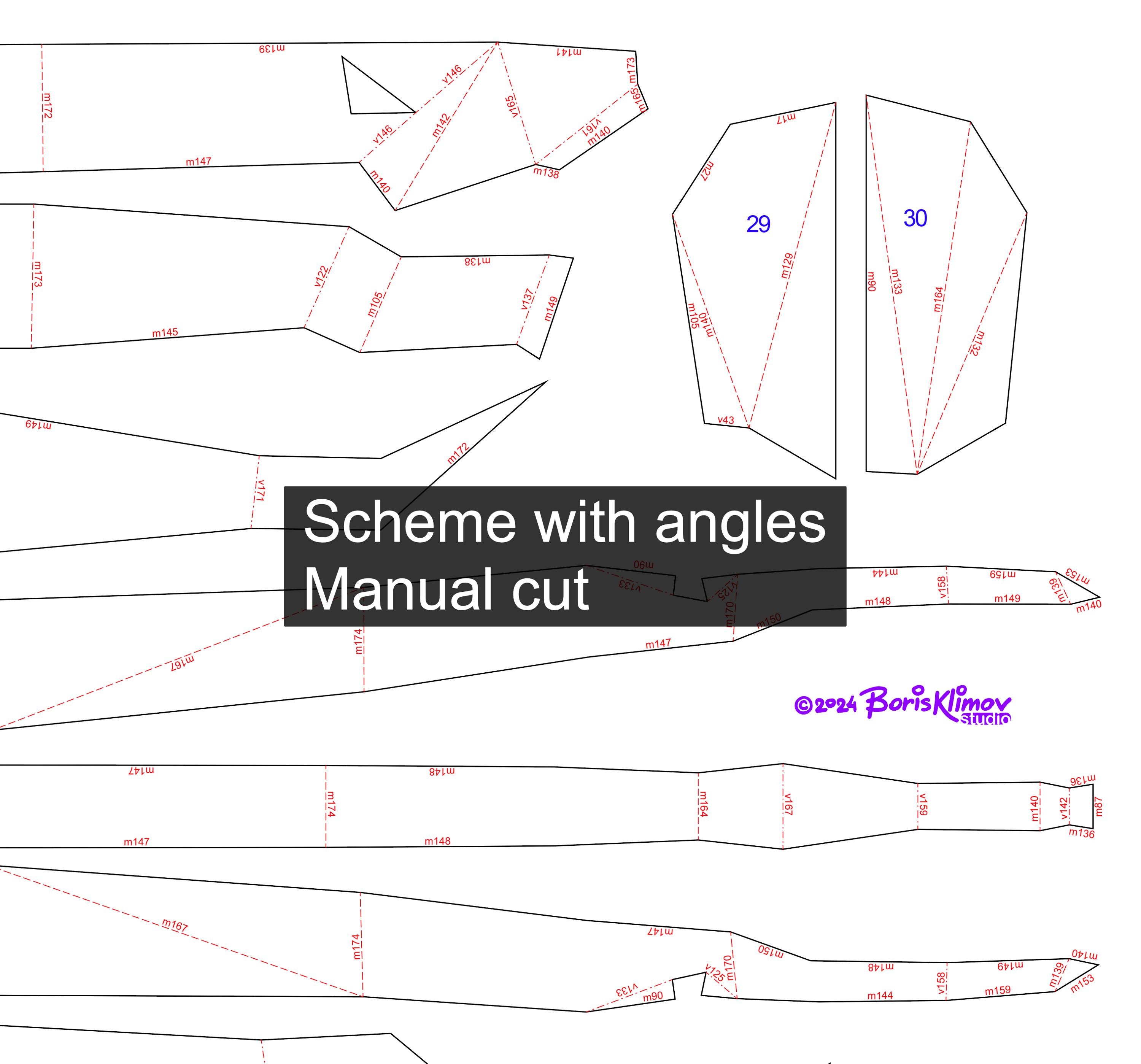 DIY Metal Pike Sculpture: Welding Digital Plan (.PDF, .DXF)