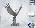 Phoenix! Weld it yourself with Digital plan for metal. Set of digital files include: .pdf – scheme, .dxf – CNC cutting.