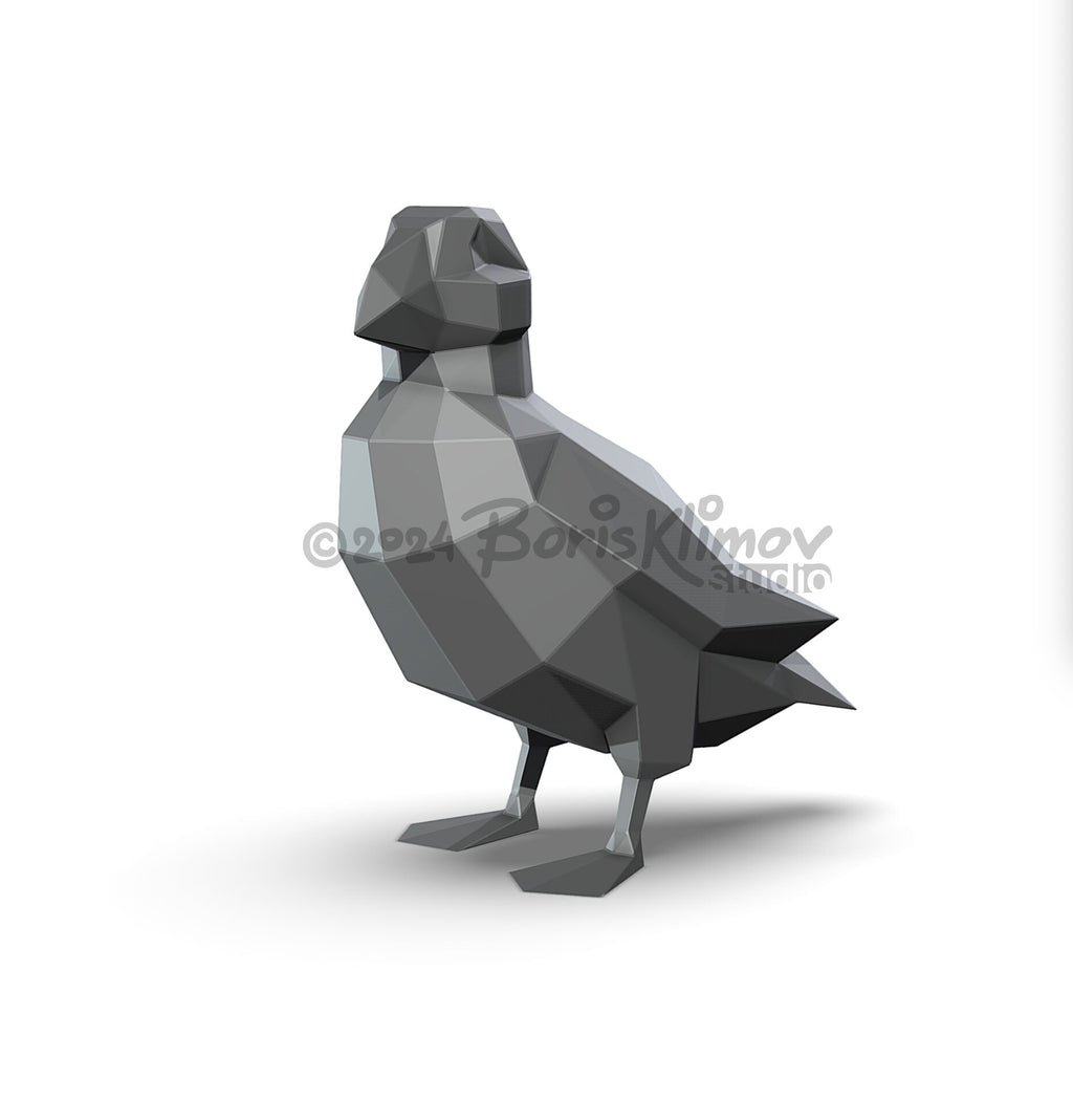 Puffin! Weld it yourself with Digital plan for metal. Set of digital files include .pdf – scheme, .dxf – CNC cutting.