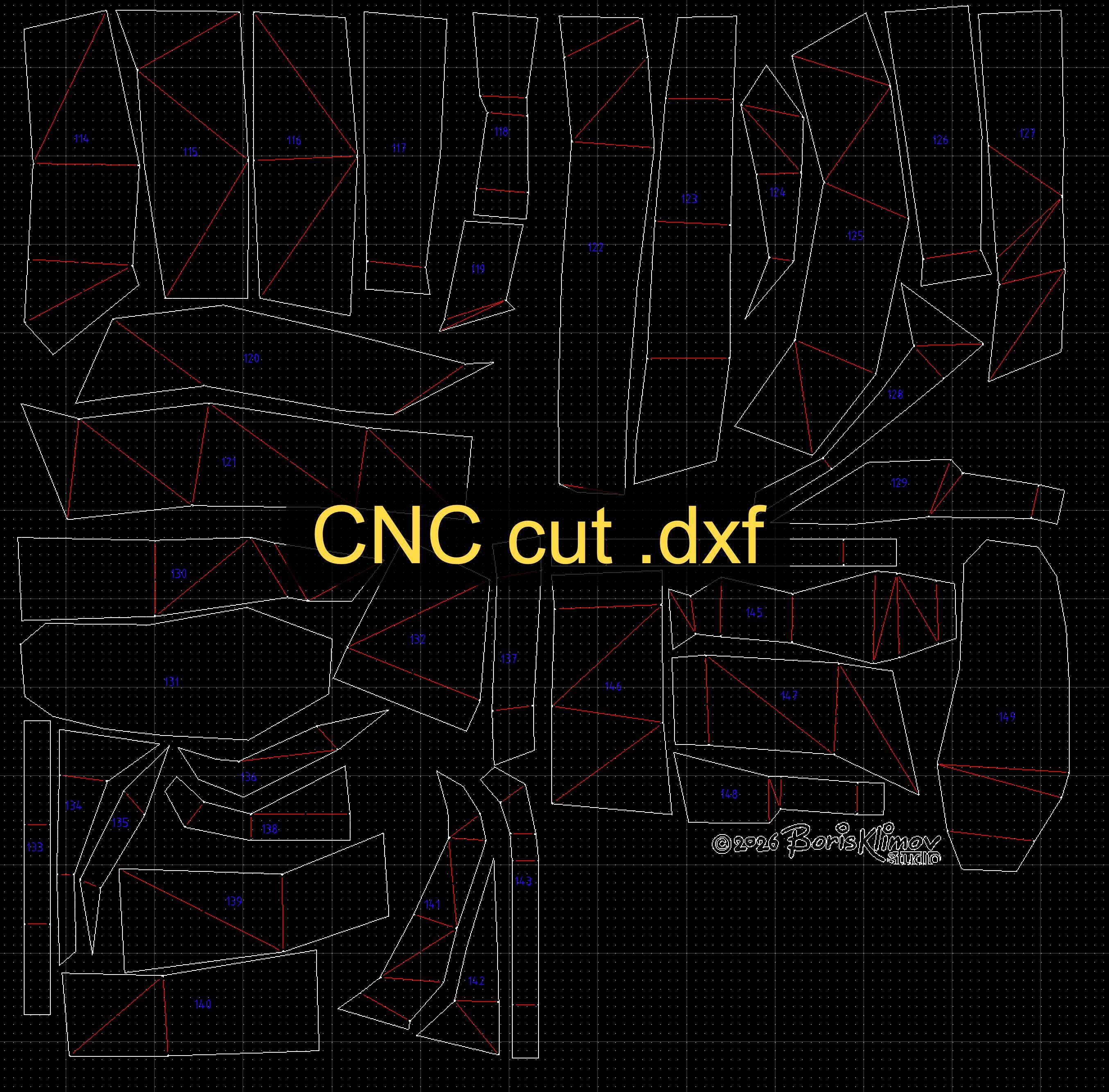 Golf player 3d sculpture. DIY Welding Plan. Digital files (.pdf, .dxf CNC Cutting)