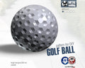Golf ball! Weld it yourself with Digital plan for metal. Set of digital files include .pdf – scheme, .dxf – CNC cutting.