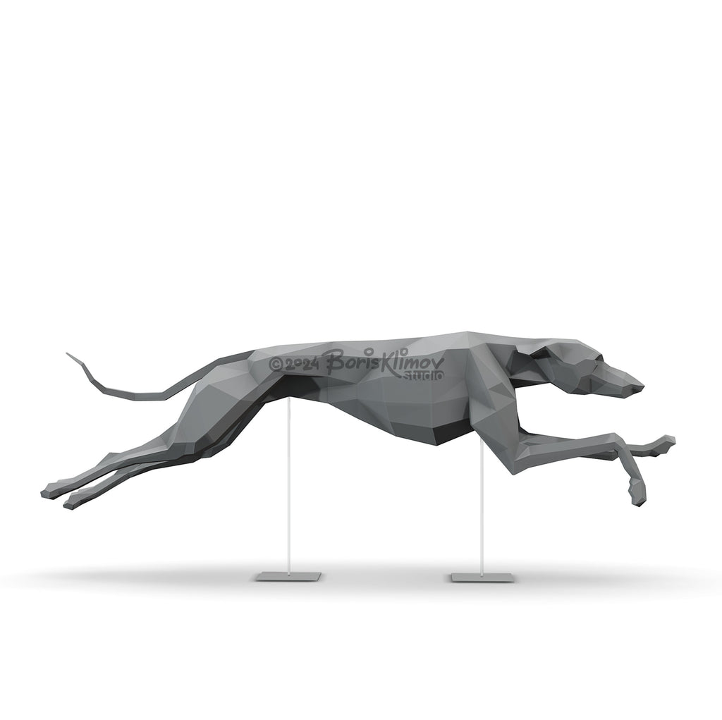 Greyhound Metal Welding DIY Digital Plan (.PDF, .DXF)