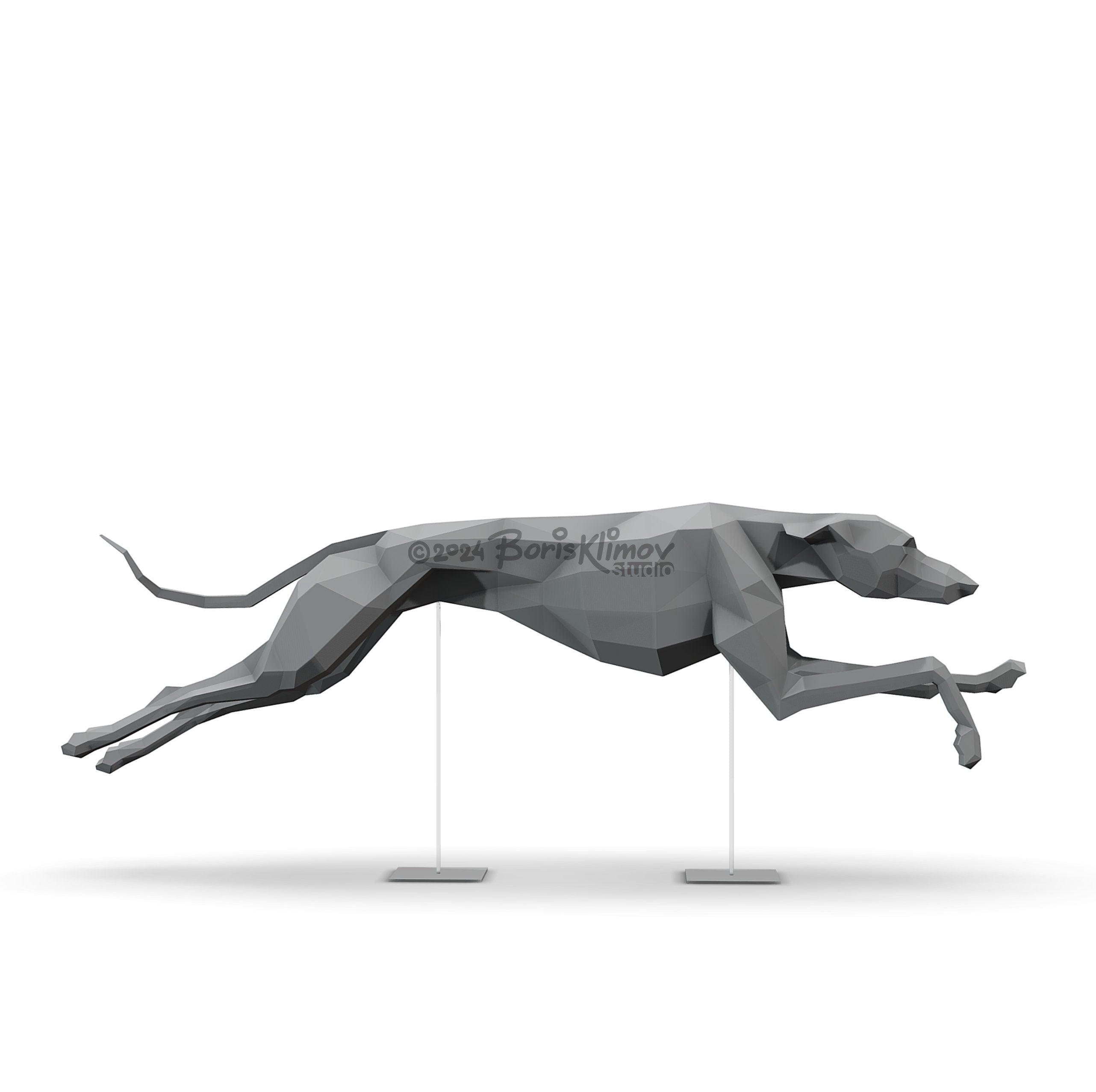 Greyhound Metal Welding DIY Digital Plan (.PDF, .DXF)