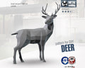 Deer! Weld it yourself with Digital plan for metal. Set of digital files include .pdf – scheme, .dxf – CNC cutting.
