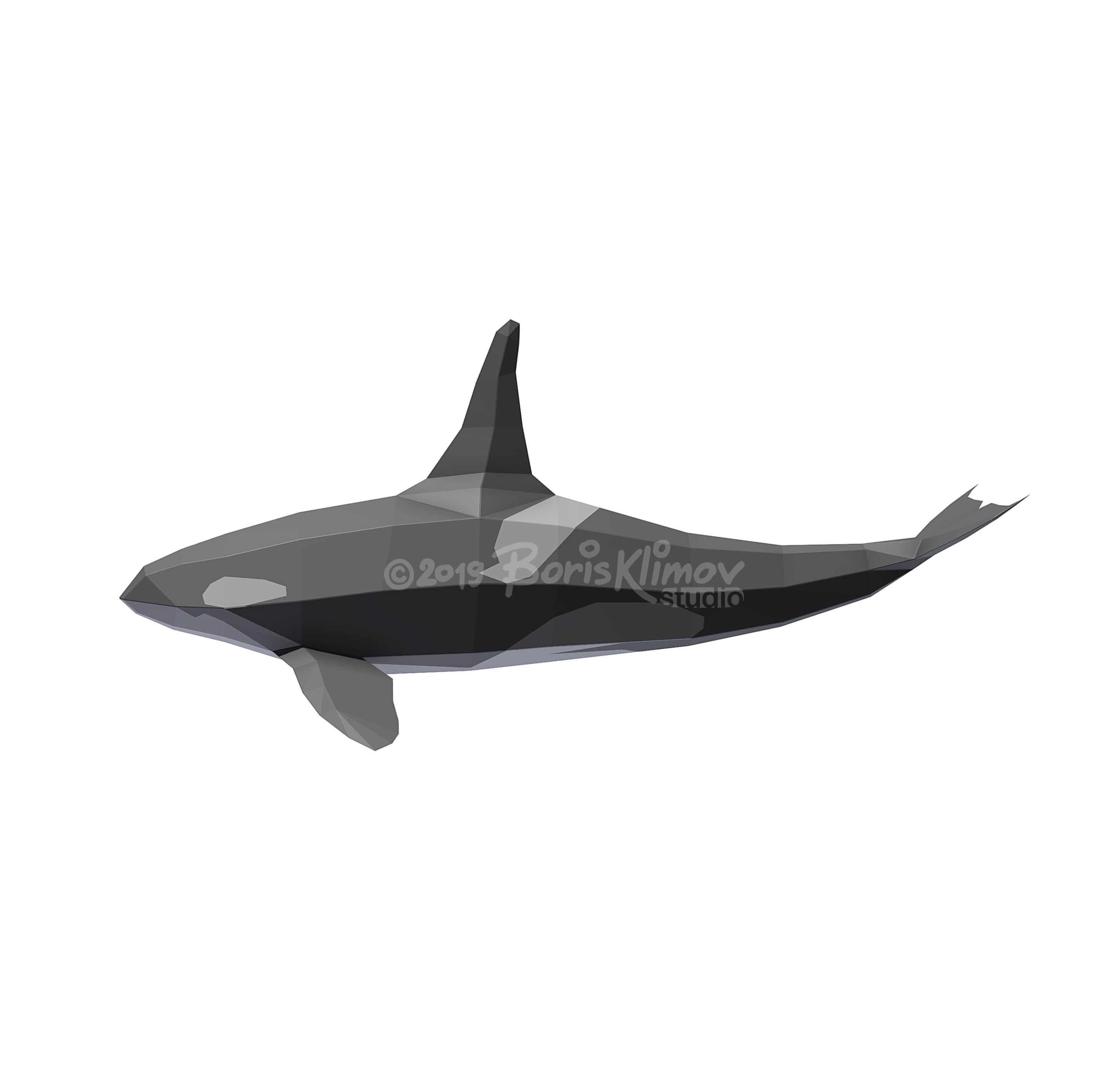 Orca metal! Weld it yourself with Digital plan for metal. Set of digital files include .pdf – scheme, .dxf – CNC cutting.