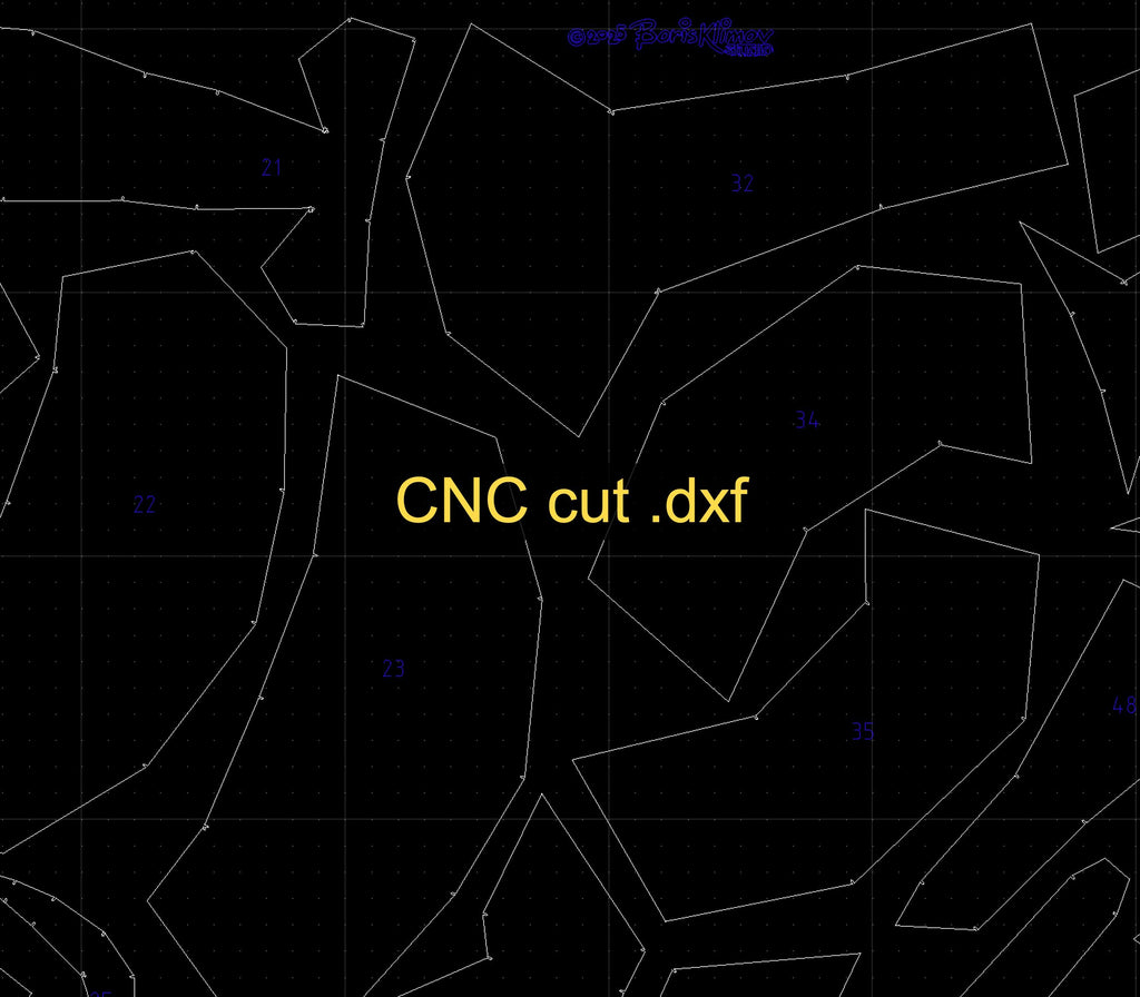 Rat standing. DIY Welding Plan. Digital files (.pdf, .dxf CNC Cutting)