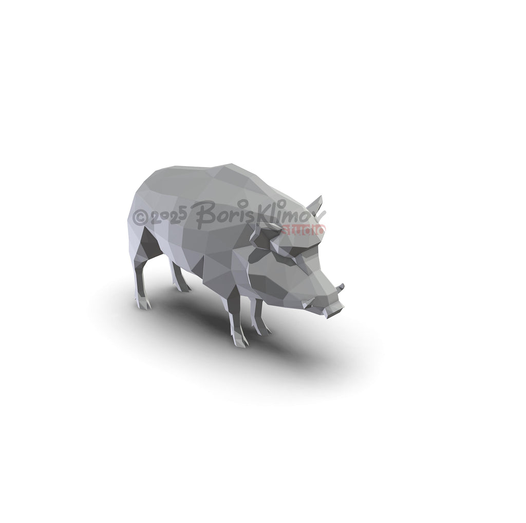Boar! Weld it yourself with Digital plan for metal. Set of digital files include .pdf – scheme, .dxf – CNC cutting.