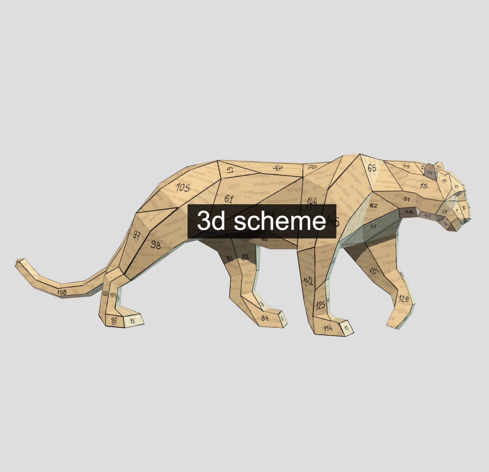 Panther Welding Project: DIY Metal Sculpture Plans (Digital Download)