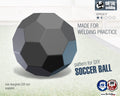 DIY Metal Welding Soccer Ball 3D figure Pattern (digital files PDF & DXF)
