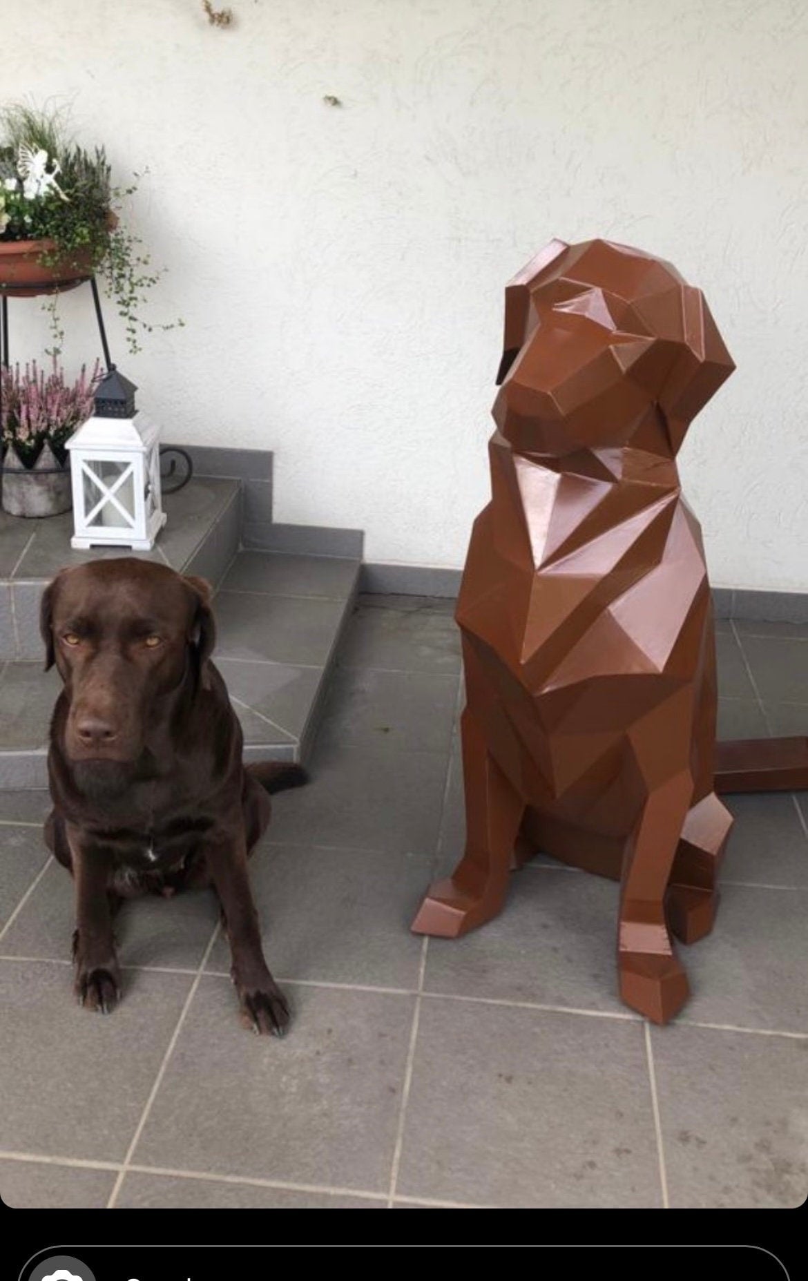 Golden Retriever! Weld it yourself with Digital plan for metal. Set of digital files include: .pdf – scheme, .dxf – CNC cutting.