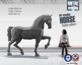 Horse! Weld it yourself with Digital plan for metal. Set of digital files include: .pdf – scheme, .dxf – CNC cutting.
