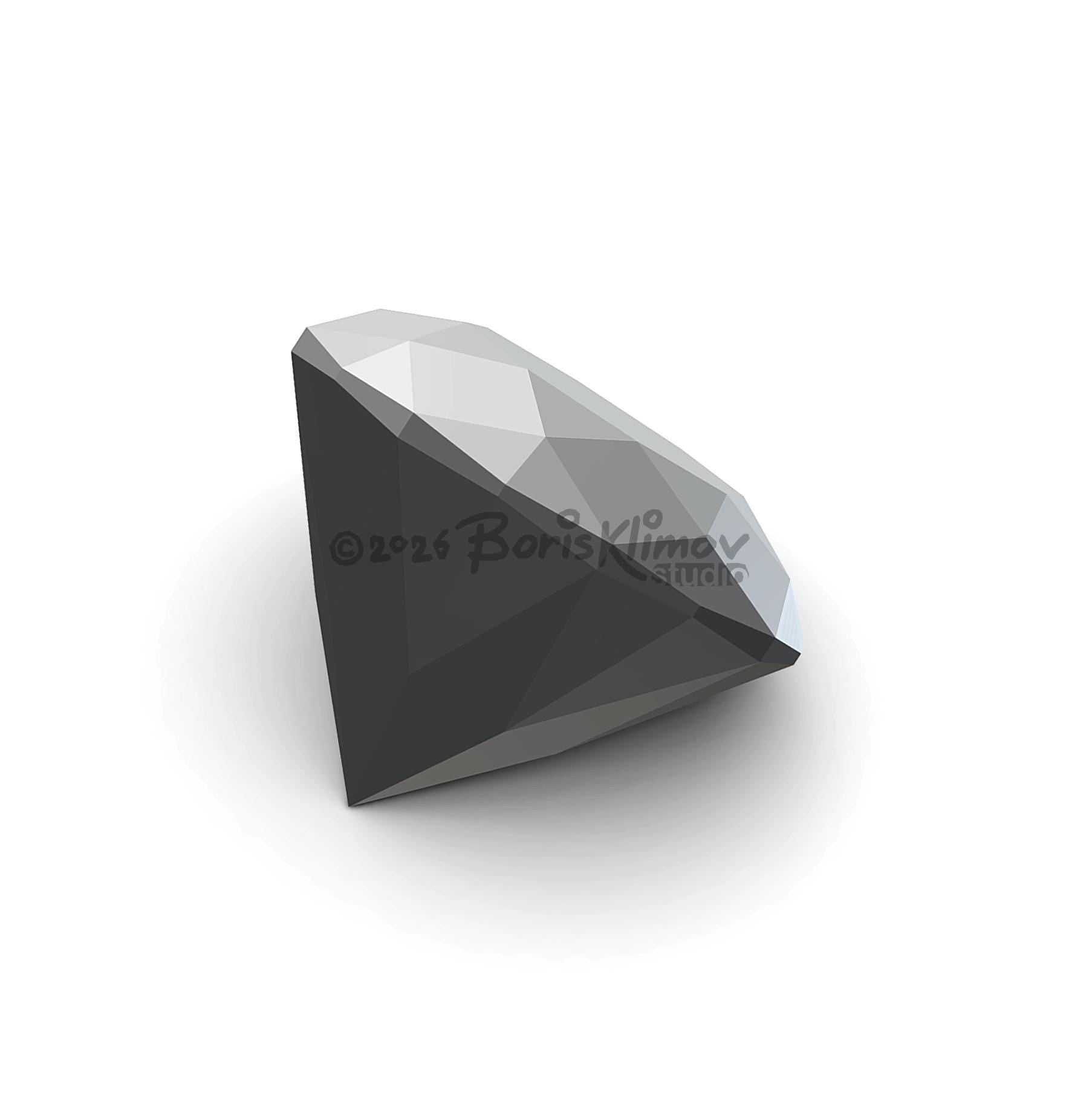 3D Diamond-V2 Welding Project: DIY Metal Sculpture (Digital Files .pdf, .dxf, CNC Ready)
