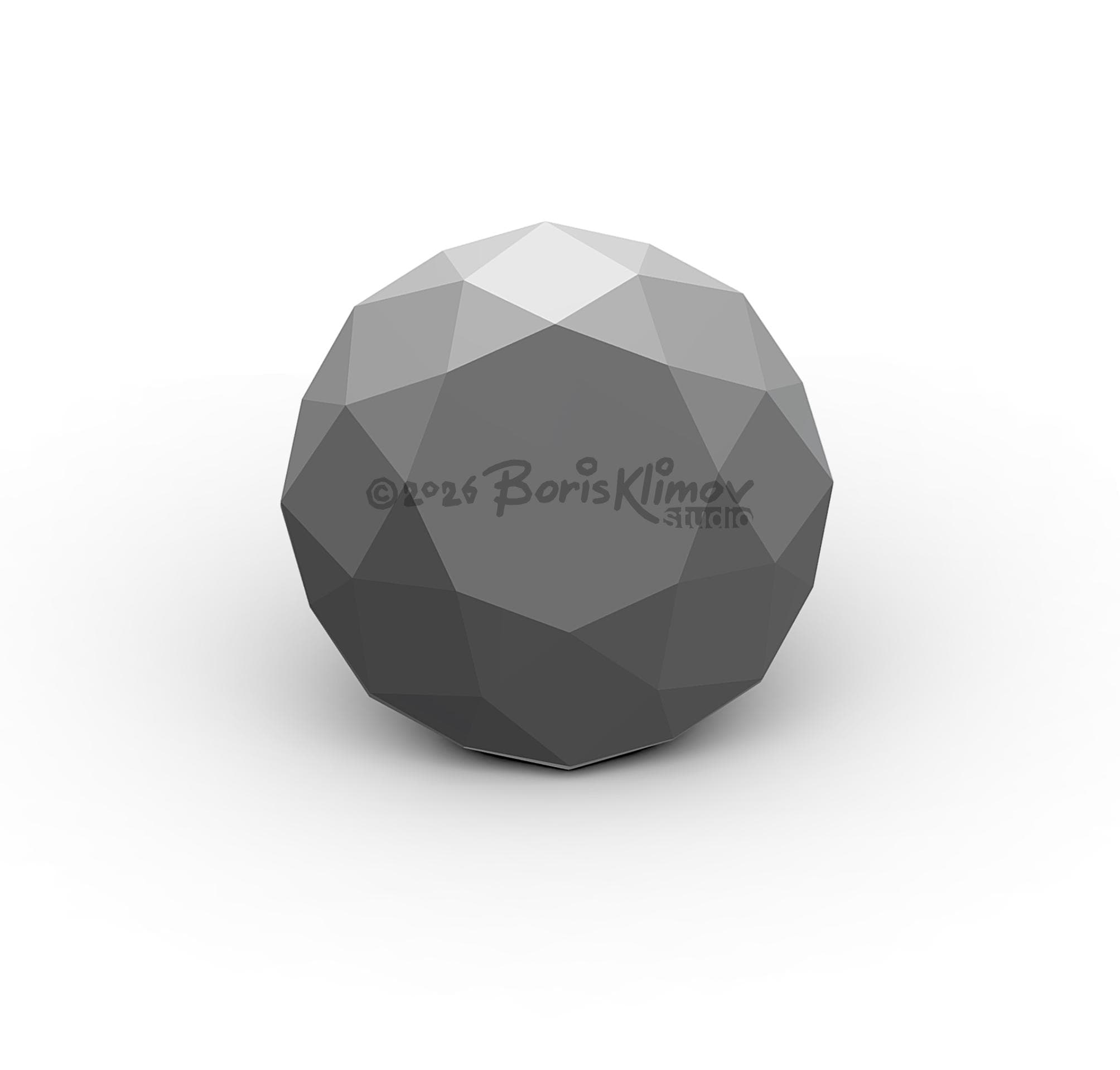 3D Diamond-V2 Welding Project: DIY Metal Sculpture (Digital Files .pdf, .dxf, CNC Ready)