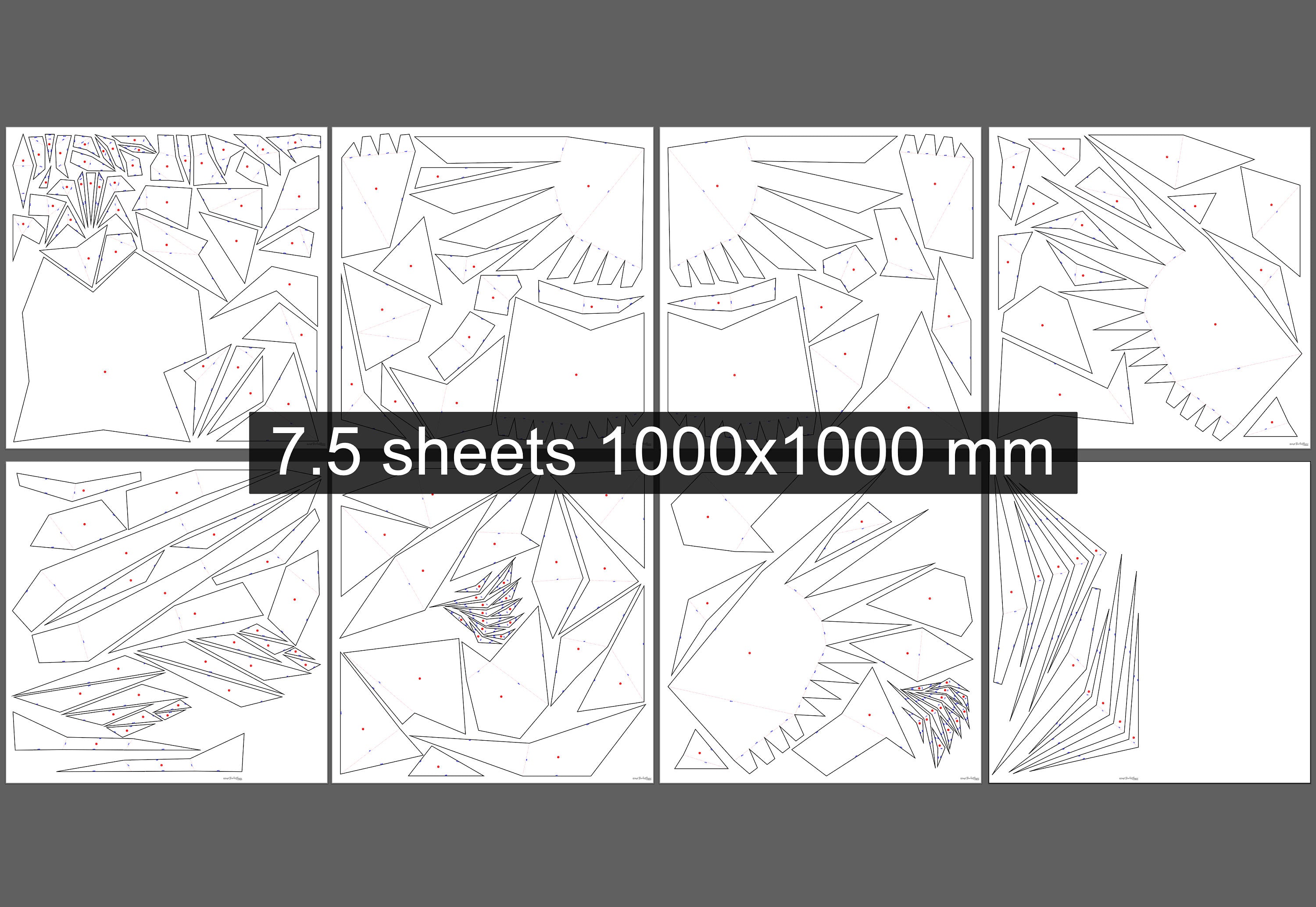 Phoenix! Weld it yourself with Digital plan for metal. Set of digital files include: .pdf – scheme, .dxf – CNC cutting.