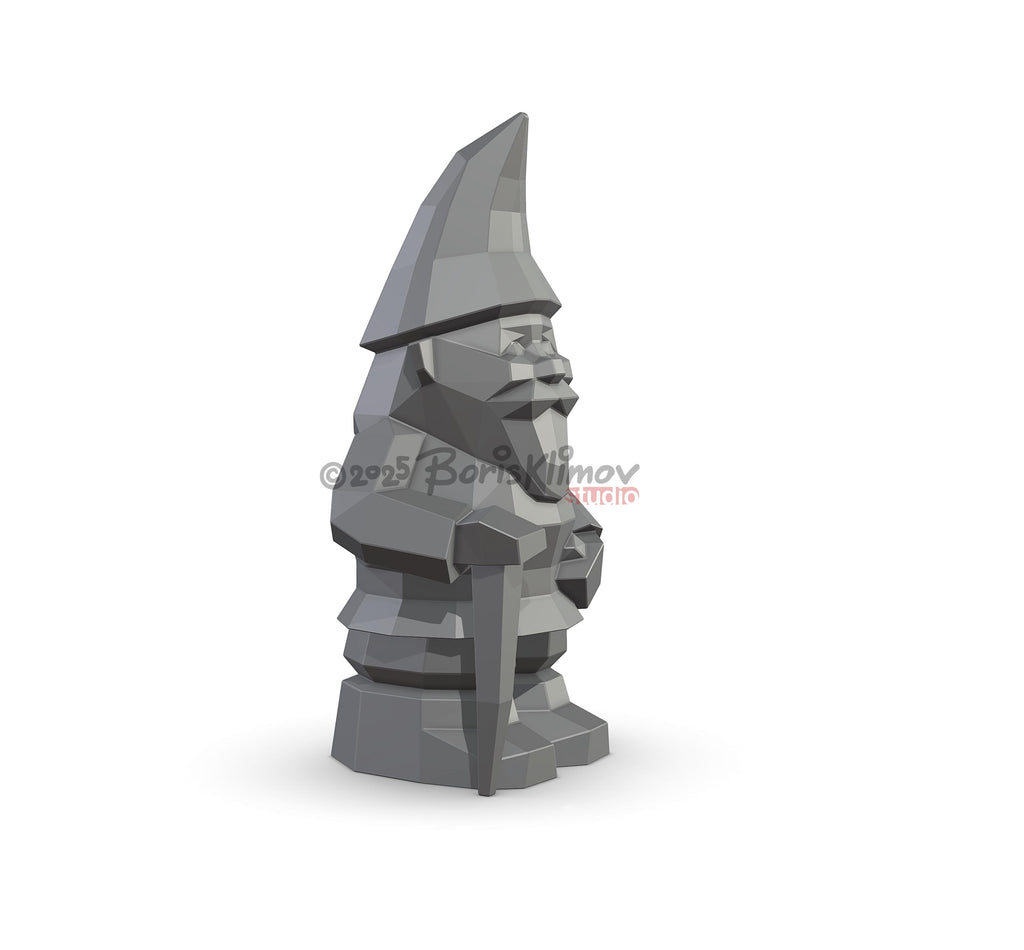 DIY Garden Gnome Metal Welding Plan. Digital files (.pdf, .dxf CNC Cutting)
