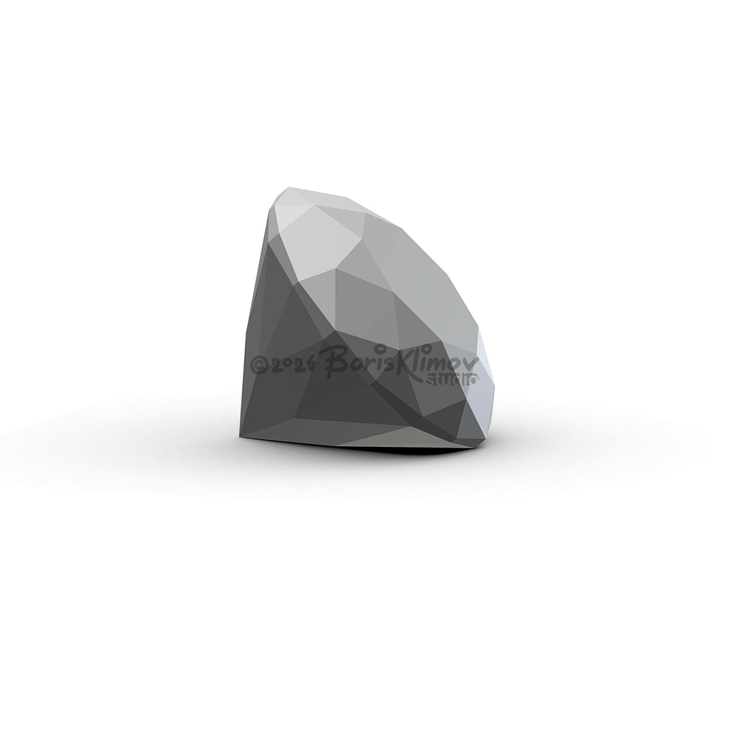 3D Diamond-V2 Welding Project: DIY Metal Sculpture (Digital Files .pdf, .dxf, CNC Ready)