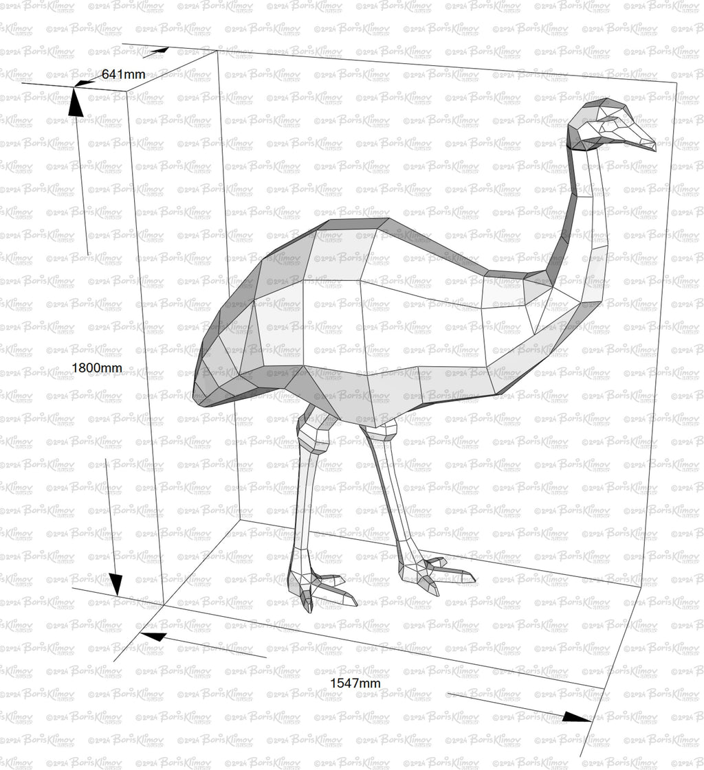 Emu Metal Welding DIY Digital Plan (.PDF, .DXF)
