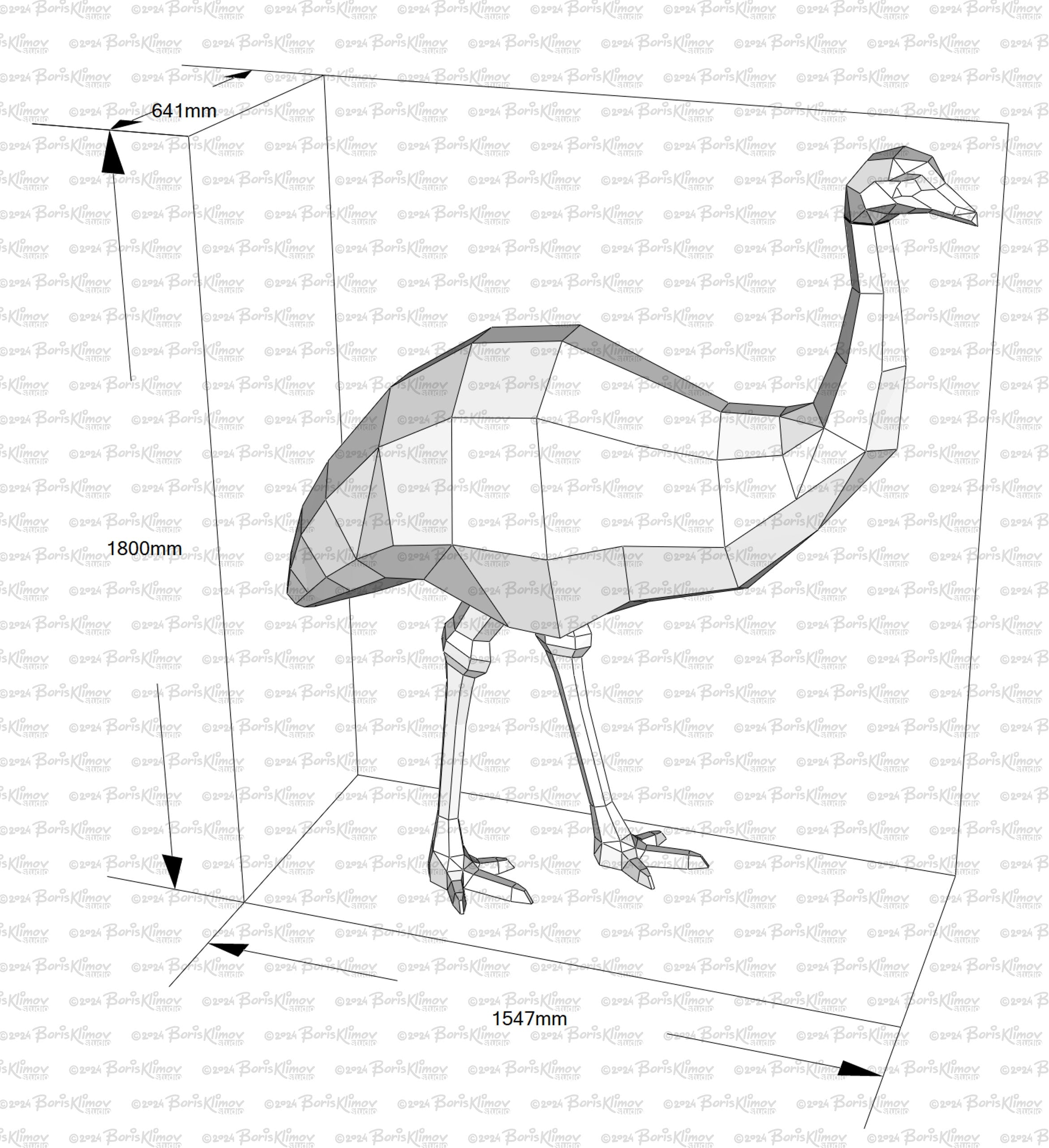 Emu Metal Welding DIY Digital Plan (.PDF, .DXF)