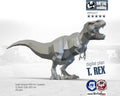 T. rex 3d sculpture. DIY Welding Plan. Digital files (.pdf, .dxf CNC Cutting)