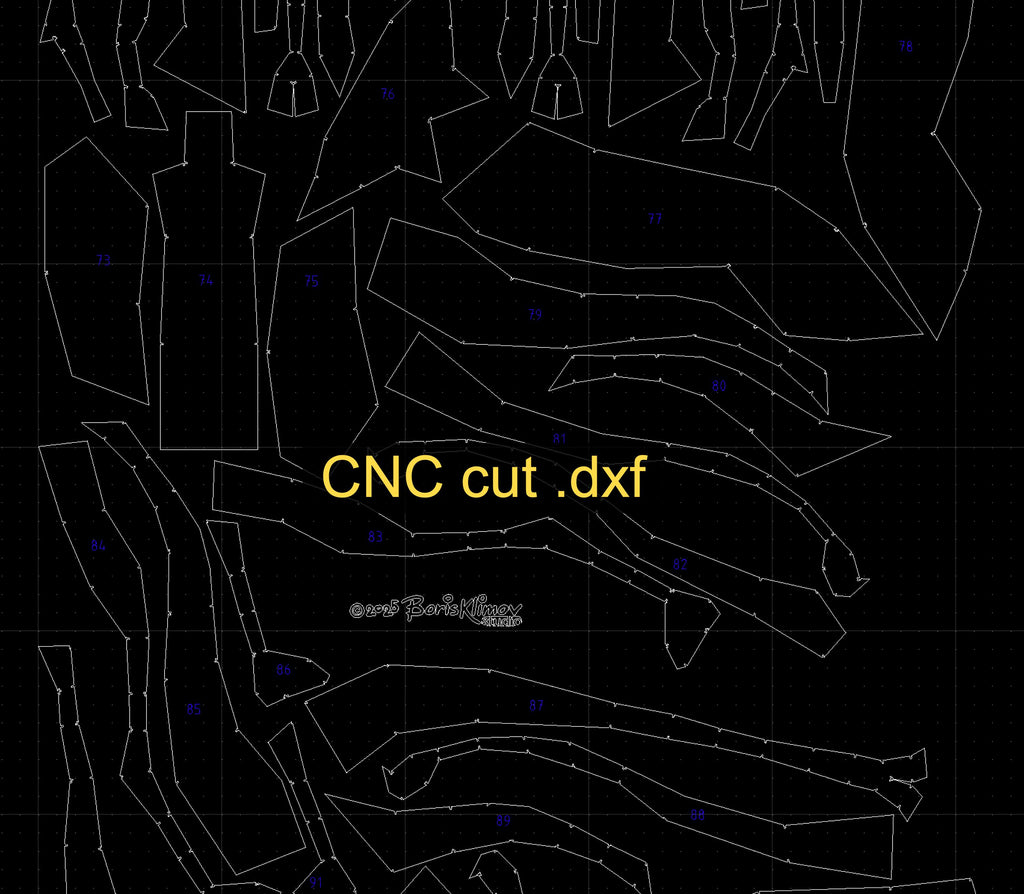 Basenji metal. DIY Welding Plan. Digital files (.pdf, .dxf CNC Cutting)