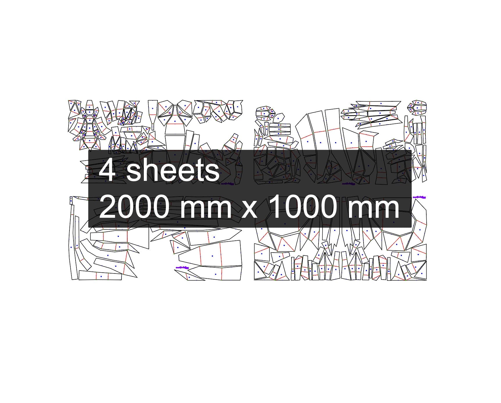Kangaroo! Weld it yourself with Digital plan for metal. Set of digital files include: .pdf – scheme, .dxf – CNC cutting.