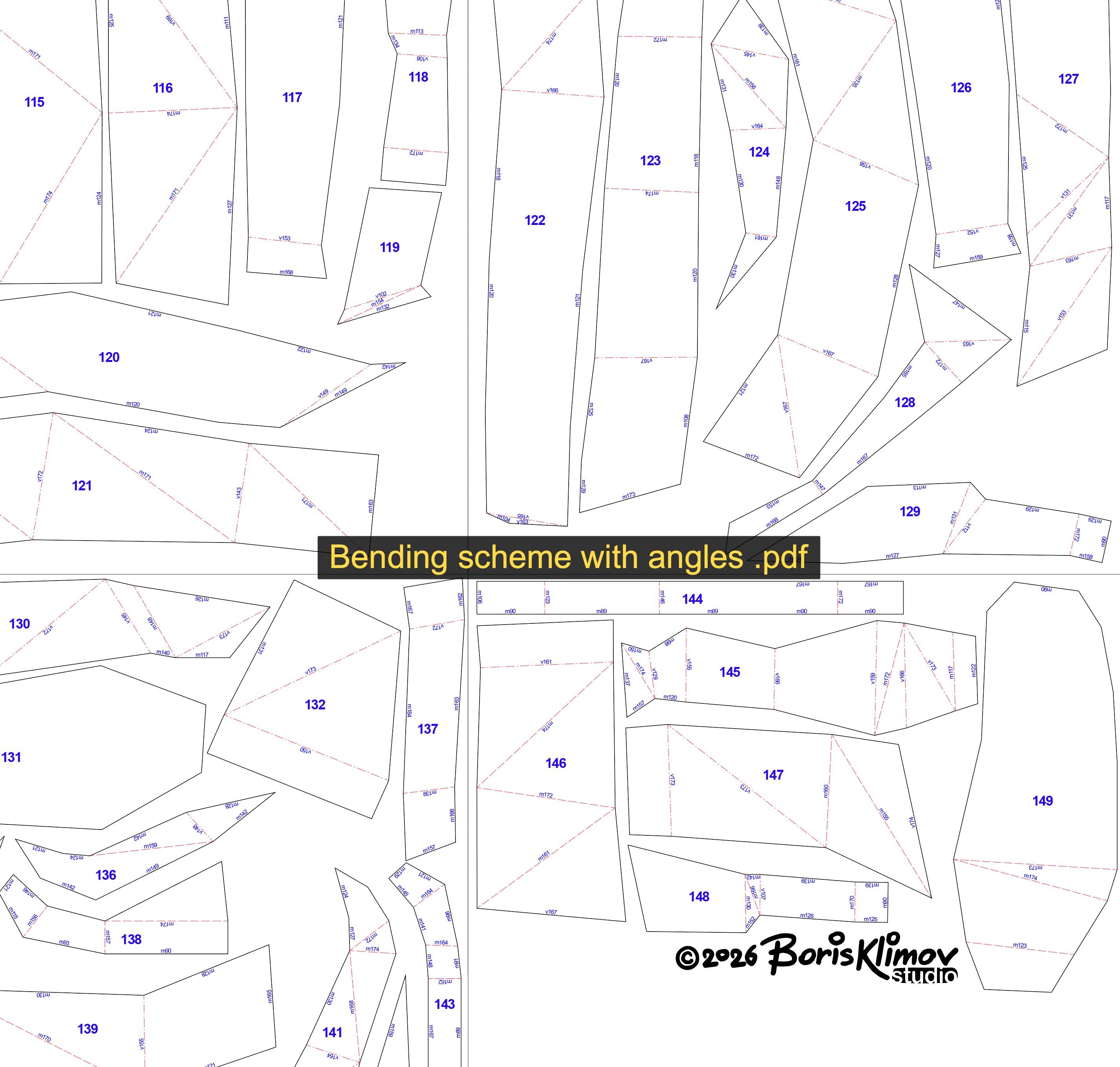 Golf player 3d sculpture. DIY Welding Plan. Digital files (.pdf, .dxf CNC Cutting)