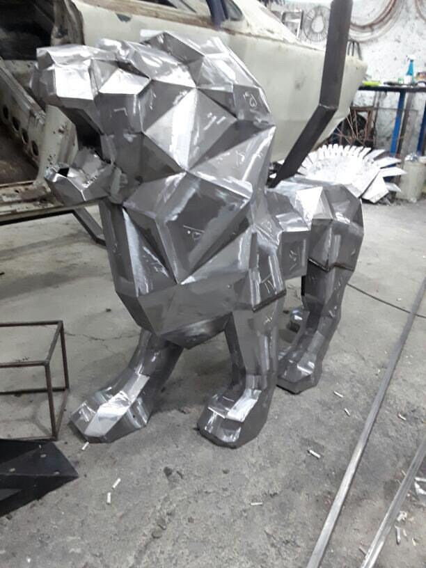 Metal Lion Welding Project: DIY CNC Cutting Plan (pdf/dxf)