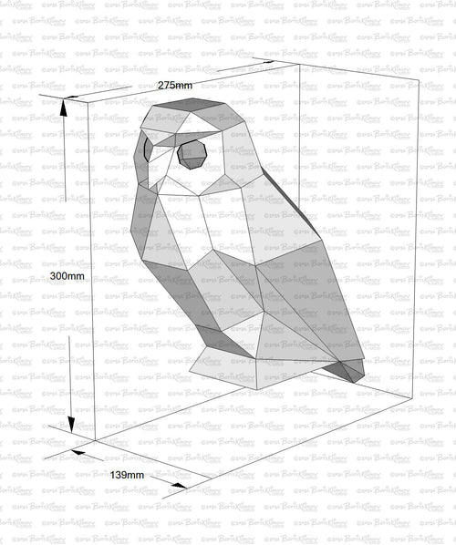 DIY Metal Owl Welding Project: CNC Plan, 3D Figure (Digital Download)