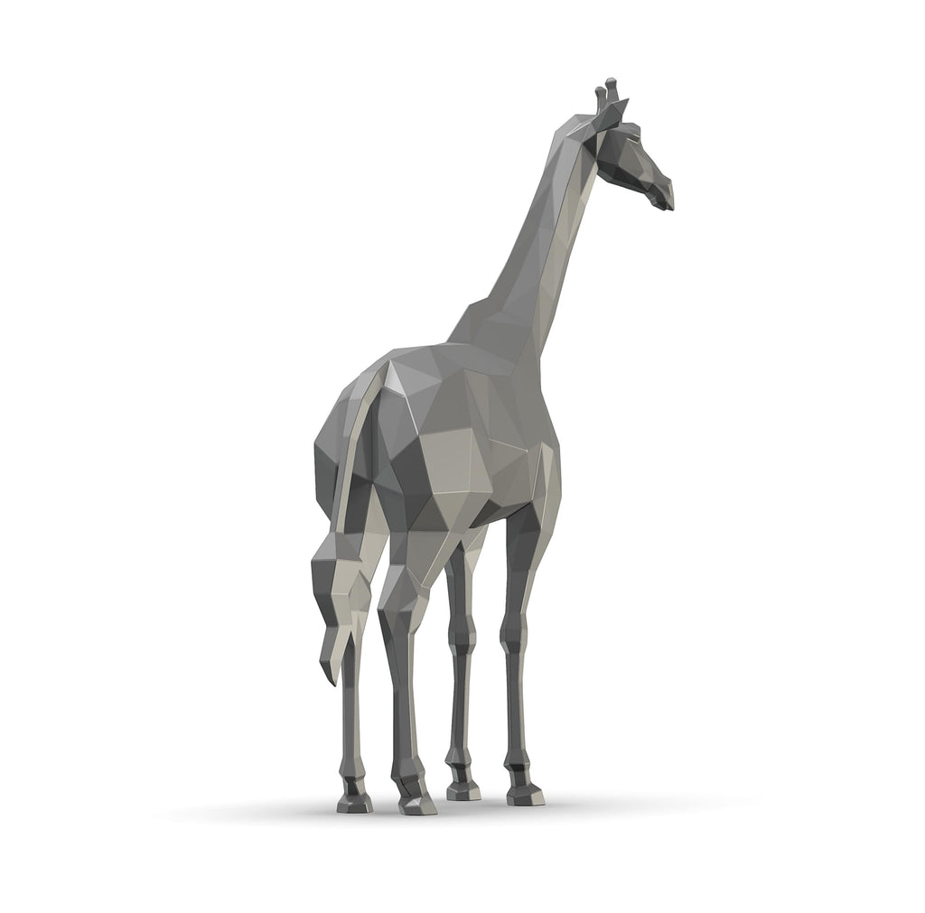 Giraffe 3d sculpture. DIY Welding Plan. Digital files (.pdf, .dxf CNC Cutting)