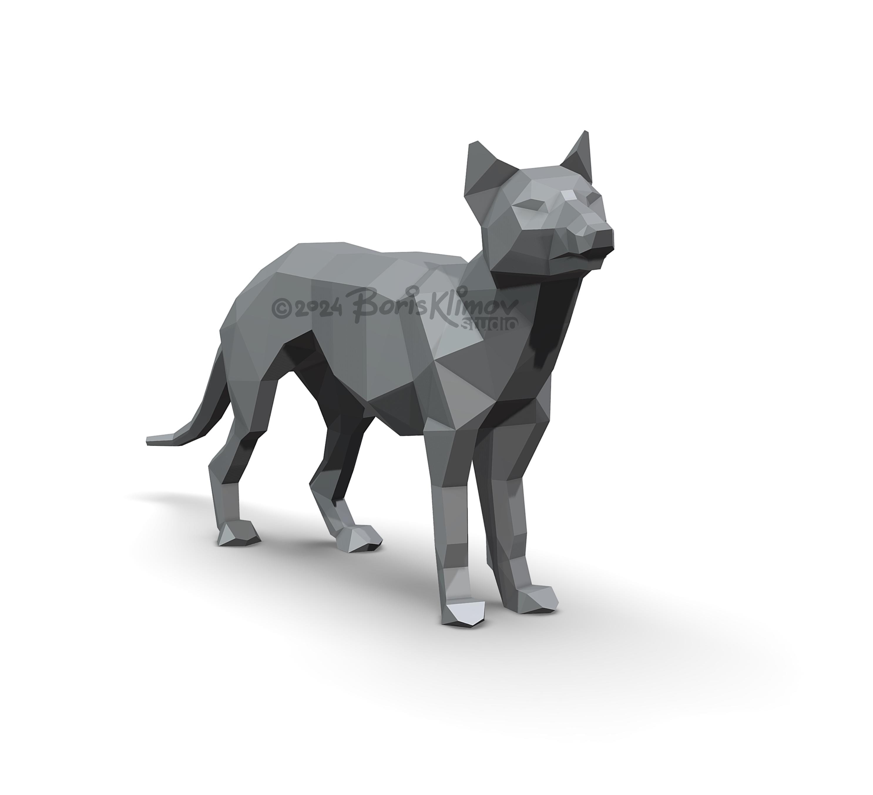 Thylacine, tasmanian tiger! Weld it yourself with Digital plan for metal. Set of digital files include .pdf – scheme, .dxf – CNC cutting.