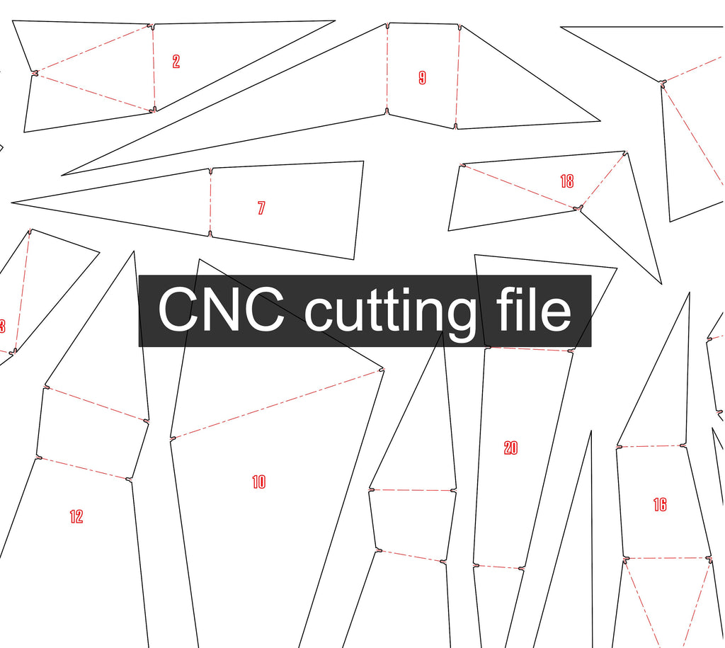 DIY Metal Bull Welding Project: CNC Cutting Digital Plan (pdf & dxf)