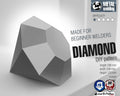3D Diamond Welding Project: DIY Metal Sculpture (Digital Files .pdf, .dxf, CNC Ready)
