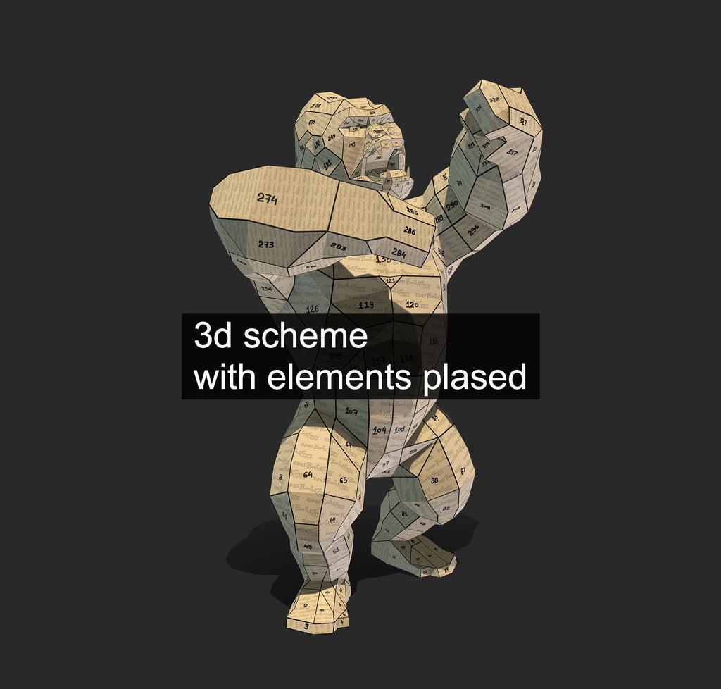 DIY Metal Gorilla Welding Plan: CNC Cutting Files (pdf, dxf)